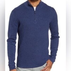 Zachary Prell men’s cotton and cashmere Higgins sweater size large